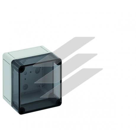 TK-коробка PS 1111-9-to (110х110х90мм), полістирол, гладкі стінки, IP66, прозора кришка, Spelsberg